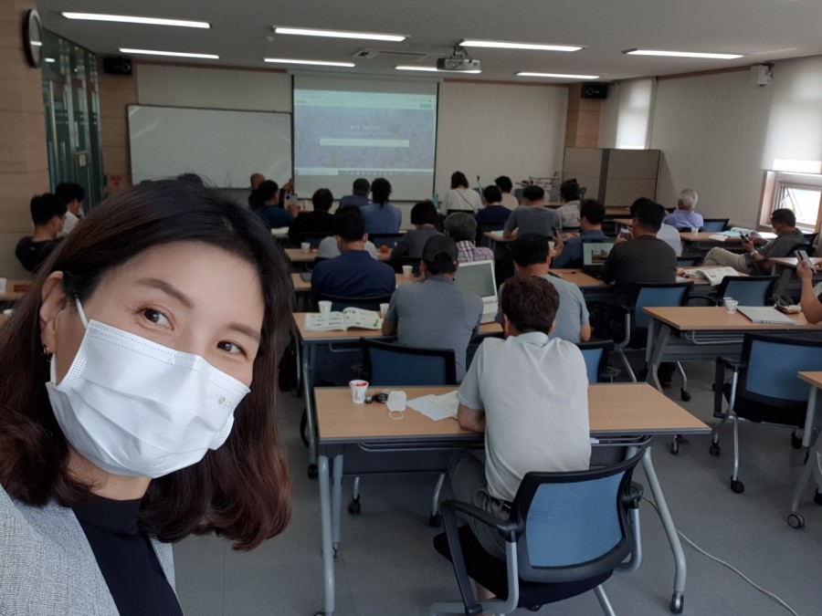 새벽에 달려온 경북농민사관학교 인스타그램 마케팅강의 첫날이예요.
