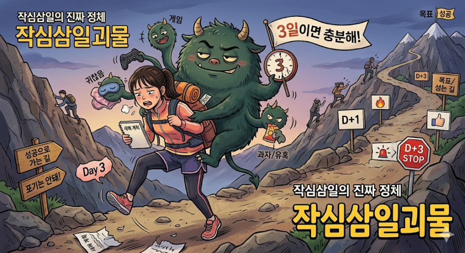 작심삼일의 진짜 이유, 의지가 아니라 구조였다 (AI 활용으로 하루 30분 인스타&middot;스레드 월 1,000만 원 만드는 법)
