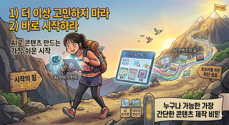 이제 혼자 하지 않아도 됩니다 — AI로 콘텐츠 만드는 가장 쉬운 시작 (AI 활용으로 하루 30분, 인스타·스레드 월 1,000만 원 만드는 법)